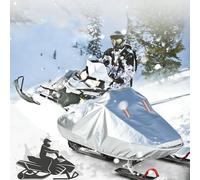 Housse de motoneige sur Mesure pour l'hiver - Adaptée à pour Yamaha SnoScoot 200, Coupe-Vent, imperméable, antipoussière, Respirante, résistante aux UV, avec Sac de Rangement
