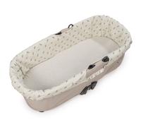 Housse de nacelle avec élastiques + Drap-housse pour nacelle Mimosa Vert