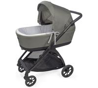 Housse de nacelle avec tiges et Drap housse pour nacelle Little Bloom Vichy Gris
