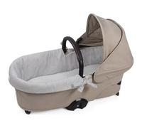 Housse de nacelle dual et Drap housse pour nacelle Little Bloom Vichy Gris