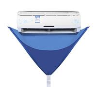 Housse de nettoyage de climatisation divisée - Sac de protection contre la poussière AC | Capot de climatisation mural, drain en forme d'entonnoir, outil auxiliaire de nettoyage AC Abbto