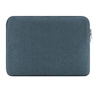Housse de Ordinateur Portable en Tissu Oxford avec Doublure en Polaire，38.5×27×2cm，Compatible with MacBook Pro 16/XPS 17/Legion 5 15.6 inch Laptops，Navy