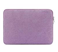 Housse de Ordinateur Portable en Tissu Oxford avec Doublure en Polaire，38.5×27×2cm，Compatible with MacBook Pro 16/XPS 17/Legion 5 15.6 inch Laptops，Violet