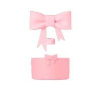 Housse de paille et manchon en silicone pour bottes mignonnes avec nœud papillon