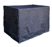 Housse de palette pour box grillagé Lot de 10 housses de protection pour barreaux Noir 125 x 85 x 87 cm