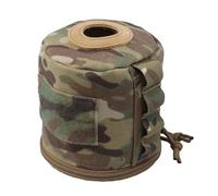 Housse de papier toilette de camping - Sac de rangement à rouleaux Distributeur de tissus Conteneurs de toilette - Lingettes portables à grande ouverture Pochette en papier pour le bureau à domicile
