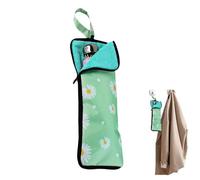 Housse de parapluie - Pochette de parasol de camping | Pochette de transport imperméable | Étui de transport pliable avec doublure en serviette absorbante pour voiture, voyage, navetteur, plage, golf