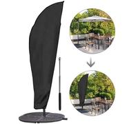 Housse de Parasol, 210D Oxford imperméable Housse de Protection pour Parasol Déporté 280L pour Parasol de Jardin à Mât