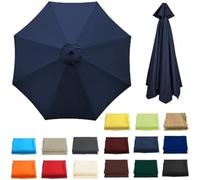 Housse de parasol de jardin pour parasol de 23,5 m, 6/8 baleines, imperméable et résistante aux UV, parfaite pour l'extérieur, la plage et le jardin, protection durable pour votre parasol de terrasse