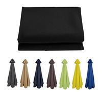 Housse de Parasol déporté en Tissu, Toile de Rechange pour Parasol avec 6/8 Baleines, 2 m, 2,30 m, 2,7 m, 3 m, Housse de Rechange Haut de Gamme pour Parasol de Jardin