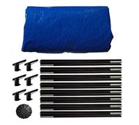 Housse de parasol en tissu Oxford imperméable résistant aux rayons UV et à la poussière