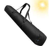 Housse de parasol étanche pour parasol de plage - 145 cm - Noir - Étanche - Pour la plage ou le jardin, la terrasse, le camping et les voyages