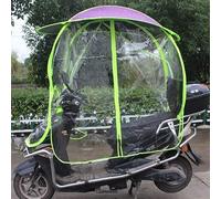 Housse De Parasol Universelle pour Moto électrique Parapluie De Scooter à Moteur Entièrement Fermé Auvent De Scooter De Mobilité Universel Pliable étanche, A