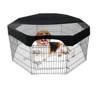 Housse de Parc pour Chien Housse octogonale pour enclos pour Chien Protection Contre Le Soleil Caisse supérieure Respira