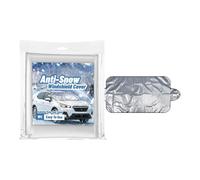 Housse de pare-brise anti-neige - Accessoire de voiture épais et résistant à la poussière | Housse de fenêtre de voiture avec tissu plaqué argent, bouclier de protection contre les intempéries pour