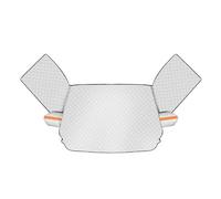 Housse De Pare-Brise Arrière Voiture, Double Couche Feuille D'aluminium, Veilleuse, avec Crochet Et Aimant Invisible Pare Soleil Voiture(Snow Block Off-Road)