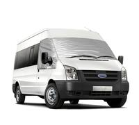 Housse de Pare-Brise Avant Compatible avec Ford Transit Van MK7 H1 H2 2006-2013, Pare-Soleil de Fenêtre 100% Occultant, Résistante Aux Intempéries Housse de Pare-Brise Voiture, Ne Convient Pas H3
