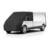 Housse de Pare-Brise Avant Remplacement pour Renault Traffic 2014-2025, Protection Solaire Complète Luxe Couverture Disque Avant d'occlusion, Couverture de Pare-Brise 420D (for Traffic-Noir)