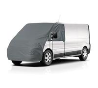 Housse de Pare-Brise Avant Remplacement pour Renault Traffic 2014-2025, Protection Solaire Complète Luxe Couverture Disque Avant d'occlusion, Couverture de Pare-Brise 420D (for Traffic-Gris)