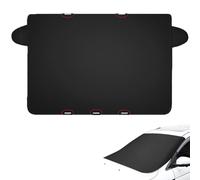 Housse de pare-brise de voiture, couverture de pare-brise d'hiver, protection contre les rayonnements, le soleil, la neige, la poussière, résistante à l'eau (170 x 118 cm)