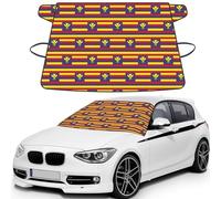 Housse de pare-brise de voiture imperméable avec drapeau du royaume d'Hawaï, élégante housse de pare-brise imprimée pour berlines, voitures et SUV - 175 x 107 cm