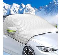Housse De Pare-Brise De Voiture pour Volvo XC60 NE 2018-2023 2024 2025, Pare-Givre Pliable Anti-Neige Anti-UV Glace, Couverture Toute Saison -Facile à Installer,Thin-Normal
