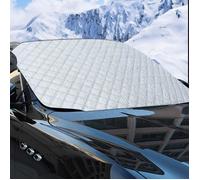 Housse de pare-brise - INF - Protection neige et gel - Couleur blanche - Facile à installer - Pour voiture