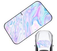 Housse de pare- - Pare-brise pliable résistant à la chaleur, protection UV, accessoire de voiture et camion | Barrière de refroidissement réfléchissante, protection intérieure portable pour