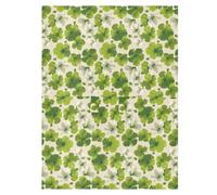 Housse de pare-soleil coupe-vent pour poussette - Accessoires de voyage - Style Oliver Jeffers - Hibiscus - Vert citron - Camouflage
