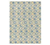 Housse de pare-soleil pour poussette - Accessoires de voyage William Morris vintage - Fruits jaunes et bleus