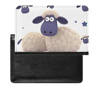 Housse de passeport en cuir pour passeport d'Halloween, motif chats et citrouilles noires, essentiels de voyage pour homme et femme, mouton, Taille unique