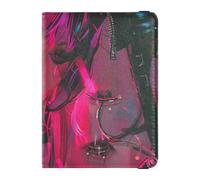 Housse de passeport en cuir vintage pour passeport - Pour documents de voyage - Accessoire léger, Devil Girl, American Vintage, 1 size