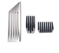 Housse de pédale d'accélérateur de frein pour Tesla Model 3 Model Y en alliage d'aluminium - Modification d'accessoires intérieurs (modèle 3Y-rouge) (1 lot M3)