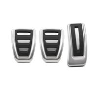 Housse de pédale de voiture pour A6 S6 C8 2018 2019 2020 - Style de voiture - En acier inoxydable - Repose-pieds de frein à carburant - Pédales de voiture (AT 2 pièces pour gauche) (MT 3 pièces pour