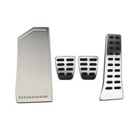 Housse de pédale de voiture pour Hyundai pour Tucson 2015, 2016, 2017, 2018, 2019 et 2020, sans perçage, repose-pied gauche en acier inoxydable (MT avec repose-pied)