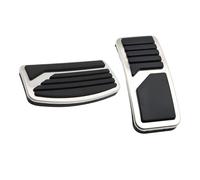 Housse de pédale de voiture pour Mitsubishi pour Pajero 3 pour Outlander en caoutchouc inoxydable antidérapant MT AT - Couvre-pédale de frein d'embrayage de voiture (MT)