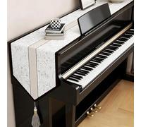 housse de piano 80 120 160 200 240 280 Cm Tapis De Protection Antidérapant Pour Piano, Simple Coussin Anti-poussière, Tapis De Piano/Sous-mains De Bureau(Style-3,30x80cm/12x31.5in)