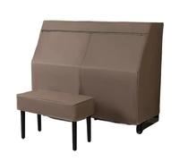 Housse De Piano À Couverture Complète, Taille : 115 * 36 * 153*Cm, 4 Couleurs, Protection Solaire/protection Contre L'humidité, Amovible, Facile À Laver À La Main Ou En Machine.,B,Coffee