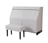 Housse De Piano À Couverture Complète, Taille : 115 * 36 * 153*Cm, 4 Couleurs, Protection Solaire/protection Contre L'humidité, Amovible, Facile À Laver À La Main Ou En Machine.,B,Grey
