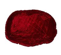 Housse de Piano Aile Or Velours Résistant Aux Rayures Anti-Poussière Couverture Complète pour Piano à Aile avec Double Couverture de Tabouret Vin Rouge