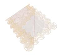 Housse de Piano Brodée Demi-couverture Anti-poussière Beige
