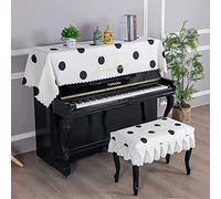 Housse de piano droit, housse anti-poussière tendance, électronique, chaise(Single chair cover 58 * 38cm)