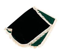 Housse de Piano Électrique Rectangulaire en Velours, Vert, avec Pompon | Protection Polyvalente, Découpe Précise, pour Pianos Droits Standards et Claviers Électriques, Style Vintage Élégant