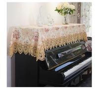 Housse de piano élégante de style européen vertical, housse de piano en tissu, housse de banc de piano, jouer du piano sans prendre H 58 * 118cm