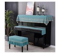 Housse de piano minimaliste anti-poussière, ensemble trois pièces for la maison, belle housse électrique en tissu à moitié drapé