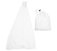 Housse De Pied D'enceinte, Protection Tissu Souple 3 Côtés, Taille Universelle - Aspect Élégant, Résistante à L'usure, Pour Scène Et Événements (Blanche)