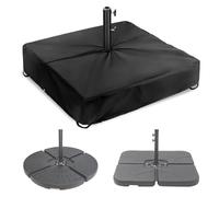 Housse de Pied Parasol Terrasse Manchon Imperméable en Tissu Oxford
