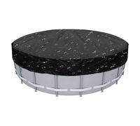 Housse de piscine d'été, housse anti-poussière avec cordon de serrage - Accessoires de ronds coupe-vent pour cour, jardin, pelouse, parc, arrière-cour