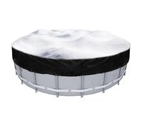 Housse de piscine, imperméable, anti-poussière, coupe-vent avec cordon de serrage - Pour les conditions météorologiques difficiles cour, jardin, parc, pelouse, cour
