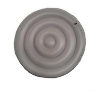 Housse de piscine ronde gonflable grise avec matériau PVC et isolation à économie d'énergie pour protéger contre les débris de pluie et les rayons UV pour une utilisation en extérieur dans le jardin